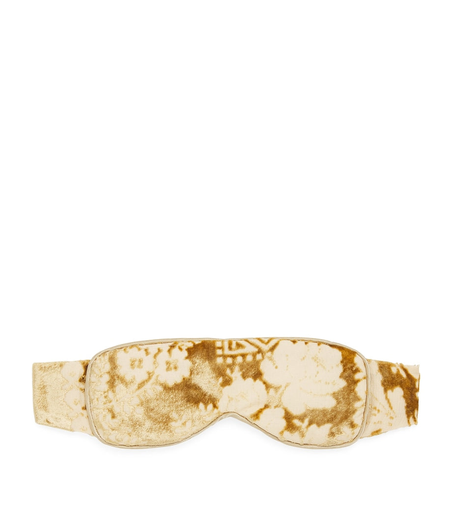Daniel Hanson luxury silk floral sleep mask, imported from the UK