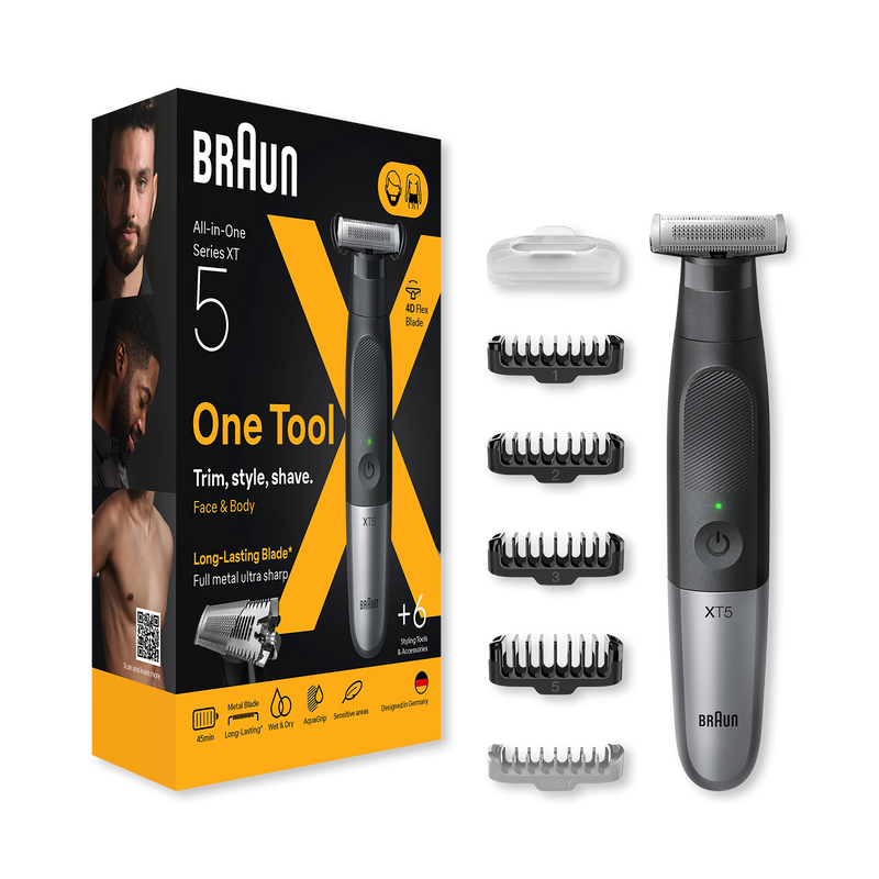 Braun XT5100 beard trimmer body shaver, imported from the UK