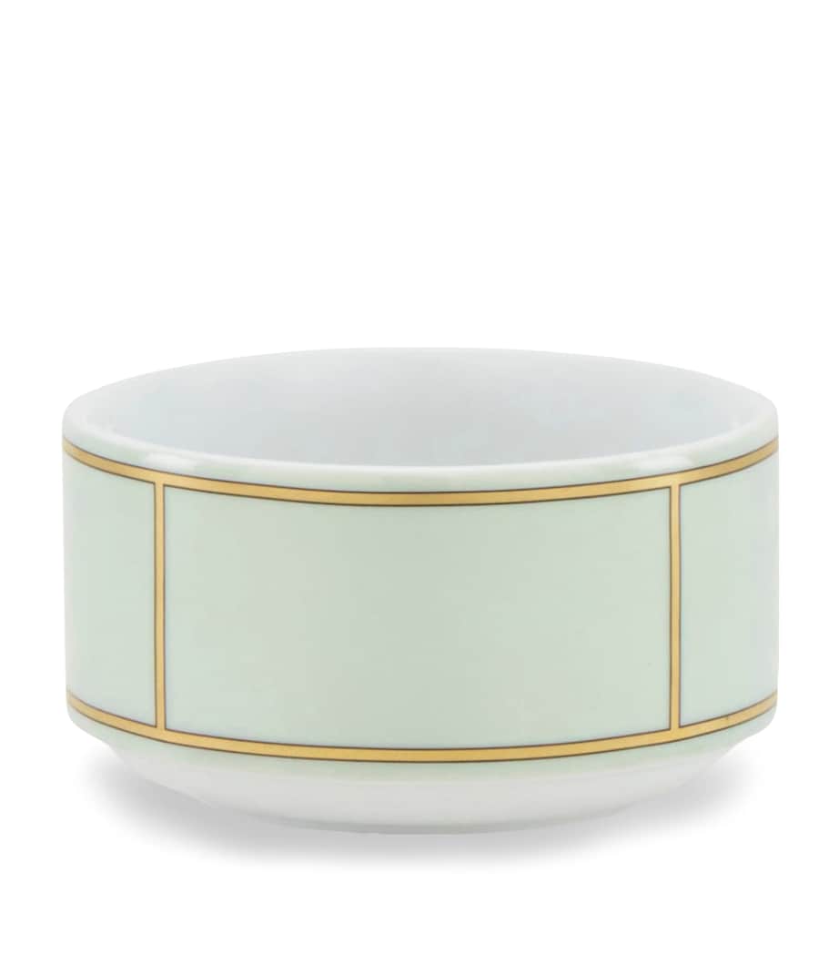 GINORI 1735 Colonna Diva Verde small porcelain bowl 10cm, UK version