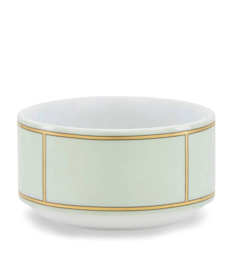 GINORI 1735 Colonna Diva Verde small porcelain bowl 10cm, UK version