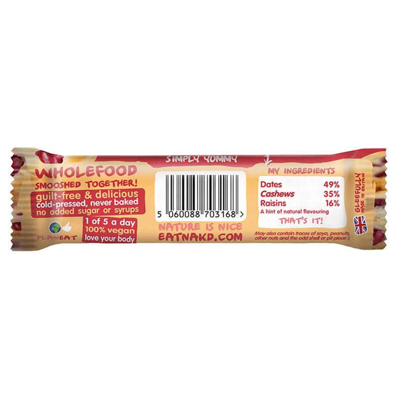Nakd Bakewell Tart bars 18x35g - British product