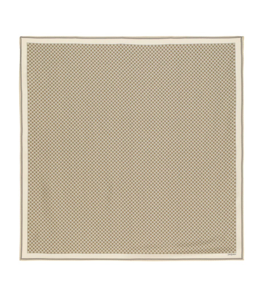 Saint Laurent scarf geometric print 90cm, imported from the UK