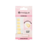 Invogue Matte Pastel Yellow Square Nails (24 Pieces) GOODS Superdrug   