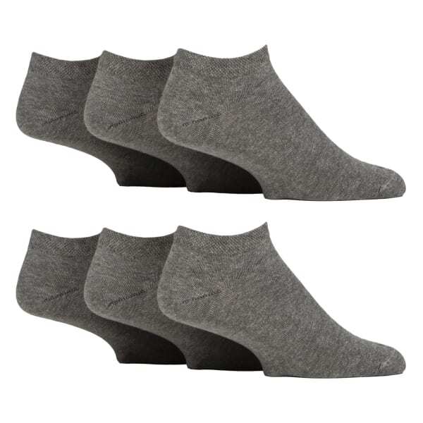 IOMI Mens 6 Pack Trainer Ankle Socks