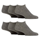IOMI Mens 6 Pack Trainer Ankle Socks