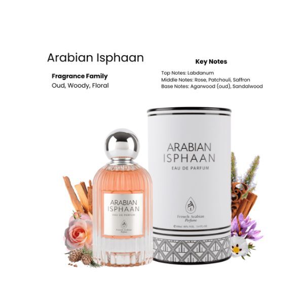 French Arabian Isphaan unisex perfume 100ml, imported from the UK