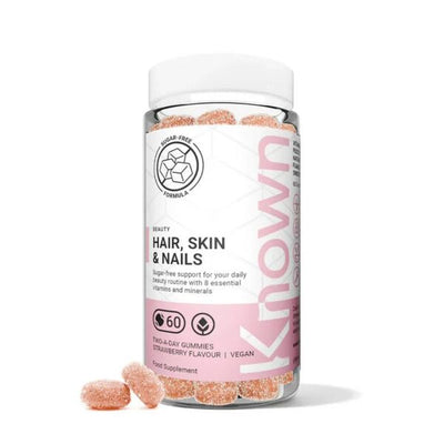 Superdrug Known Nutrition Hair, Skin & Nails Gummies Sugar Free- Buy online at McGrocer
