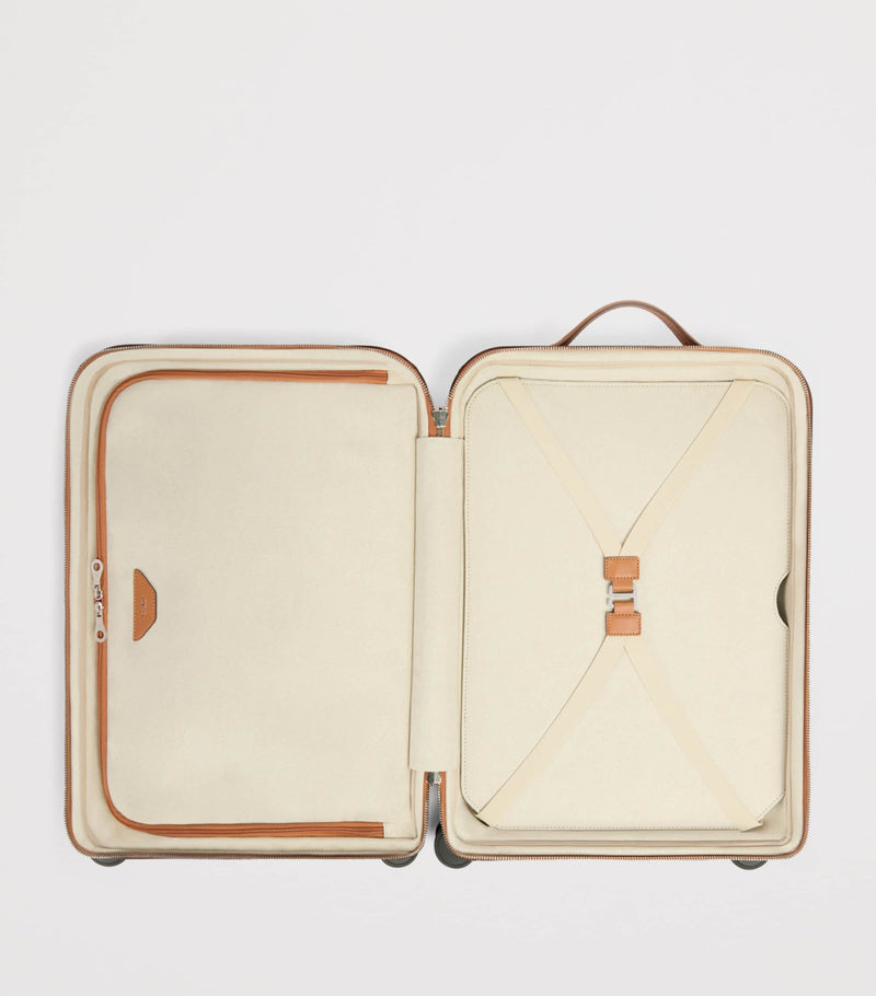 Aviteur leather carry-on suitcase 55cm - British product