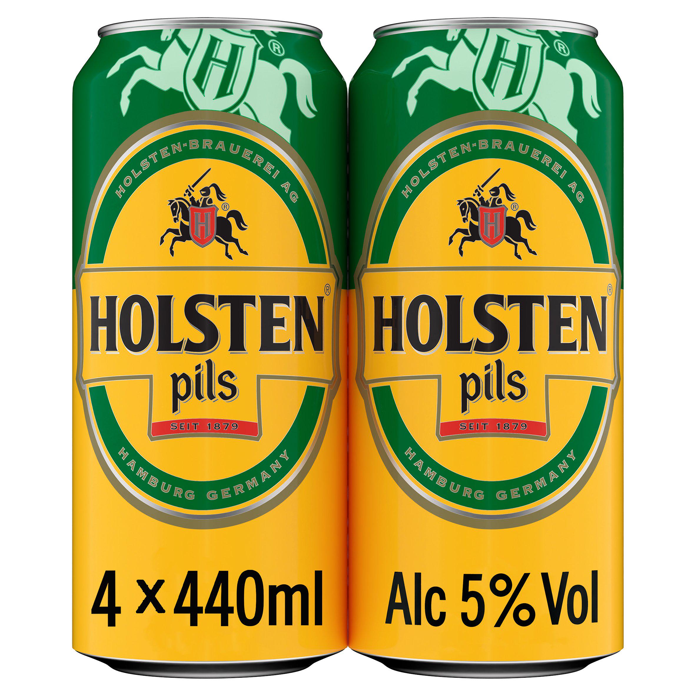 Holsten Pils Lager Beer Cans 4x440ml All beer Sainsburys   