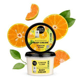 Organic Shop invigorating body cream with clementine and lemon 250ml (British brand)