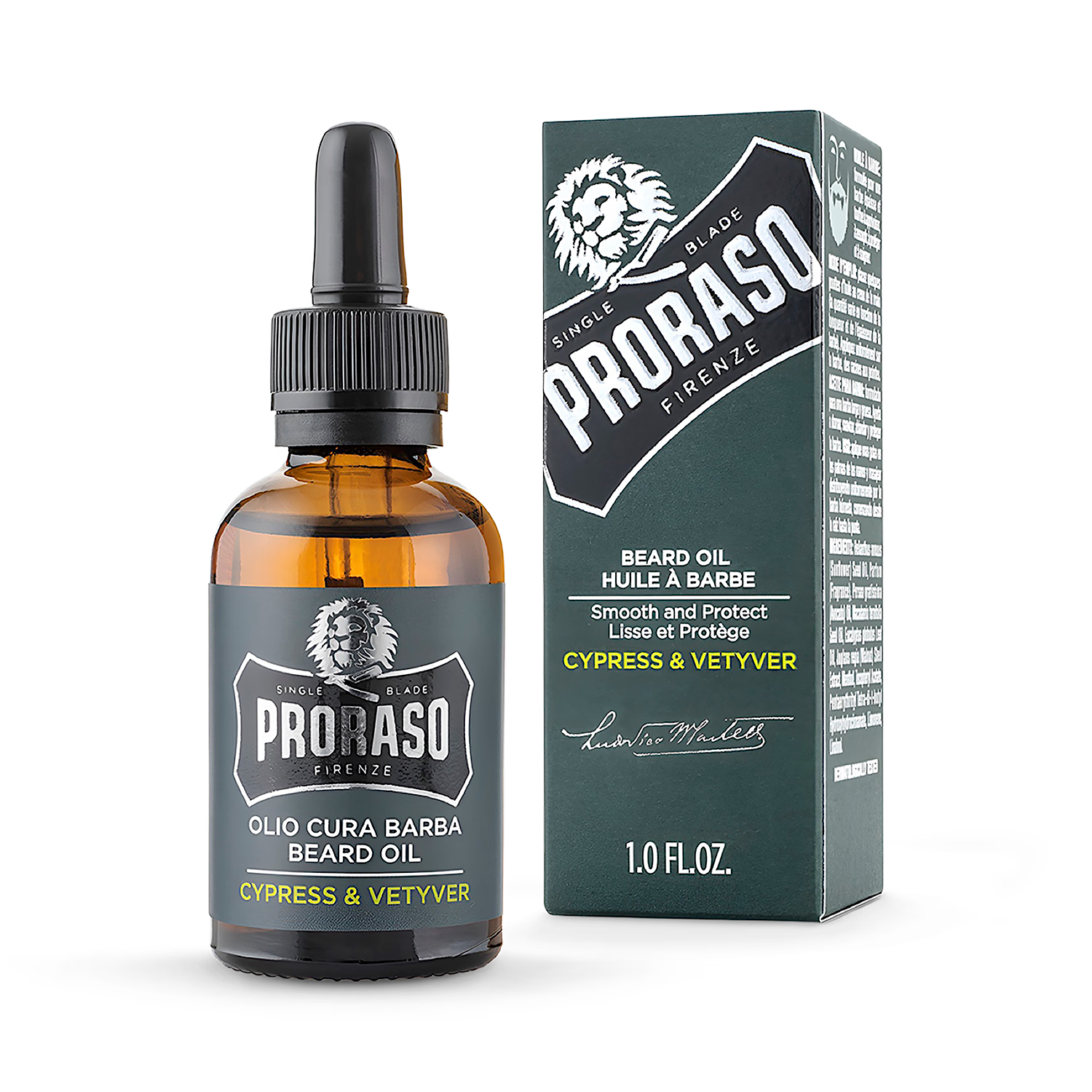 Proraso beard oil Cypress & Vetyver 30ml - British product