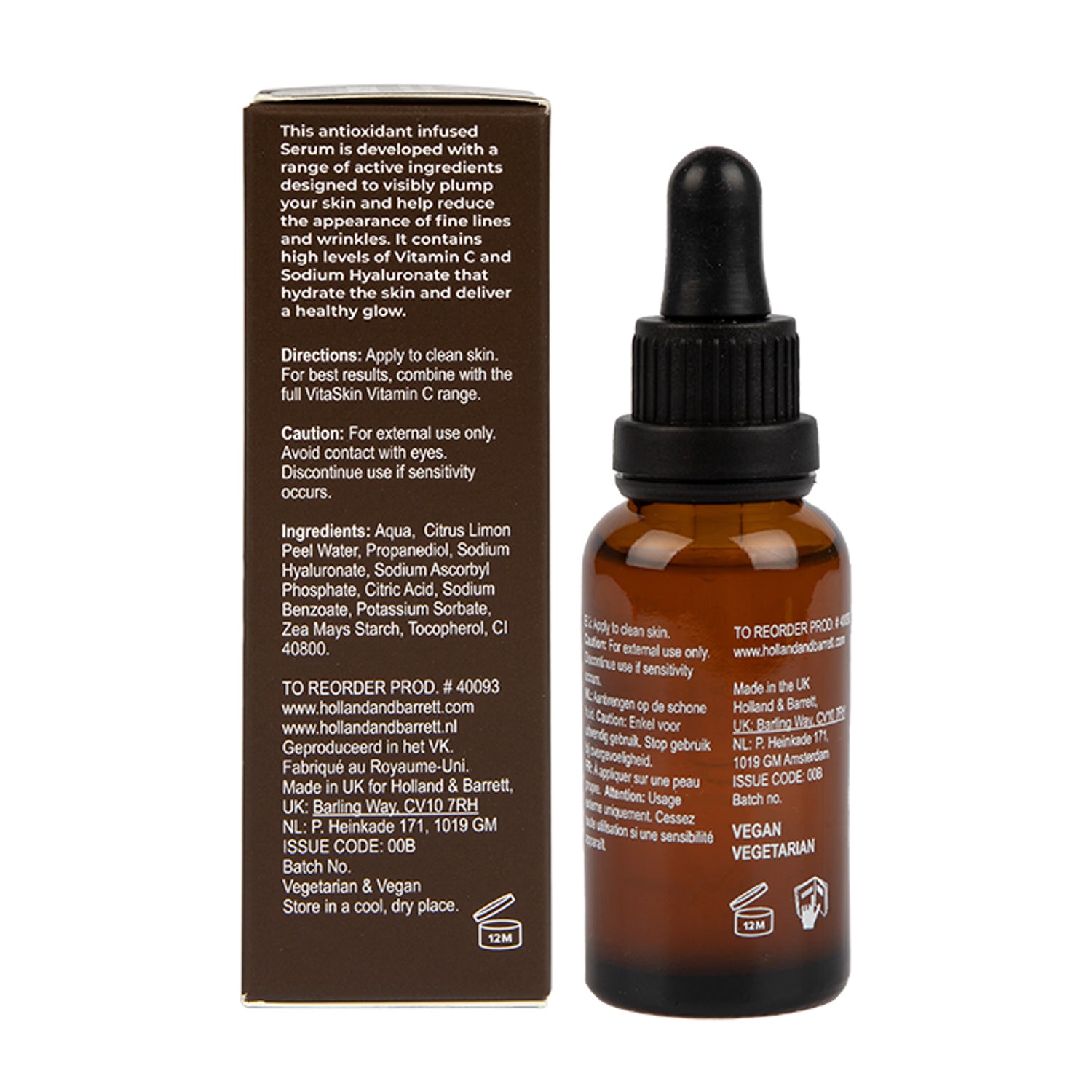 Vitaskin Vitamin C Collagen Boosting Face Serum (British brand)