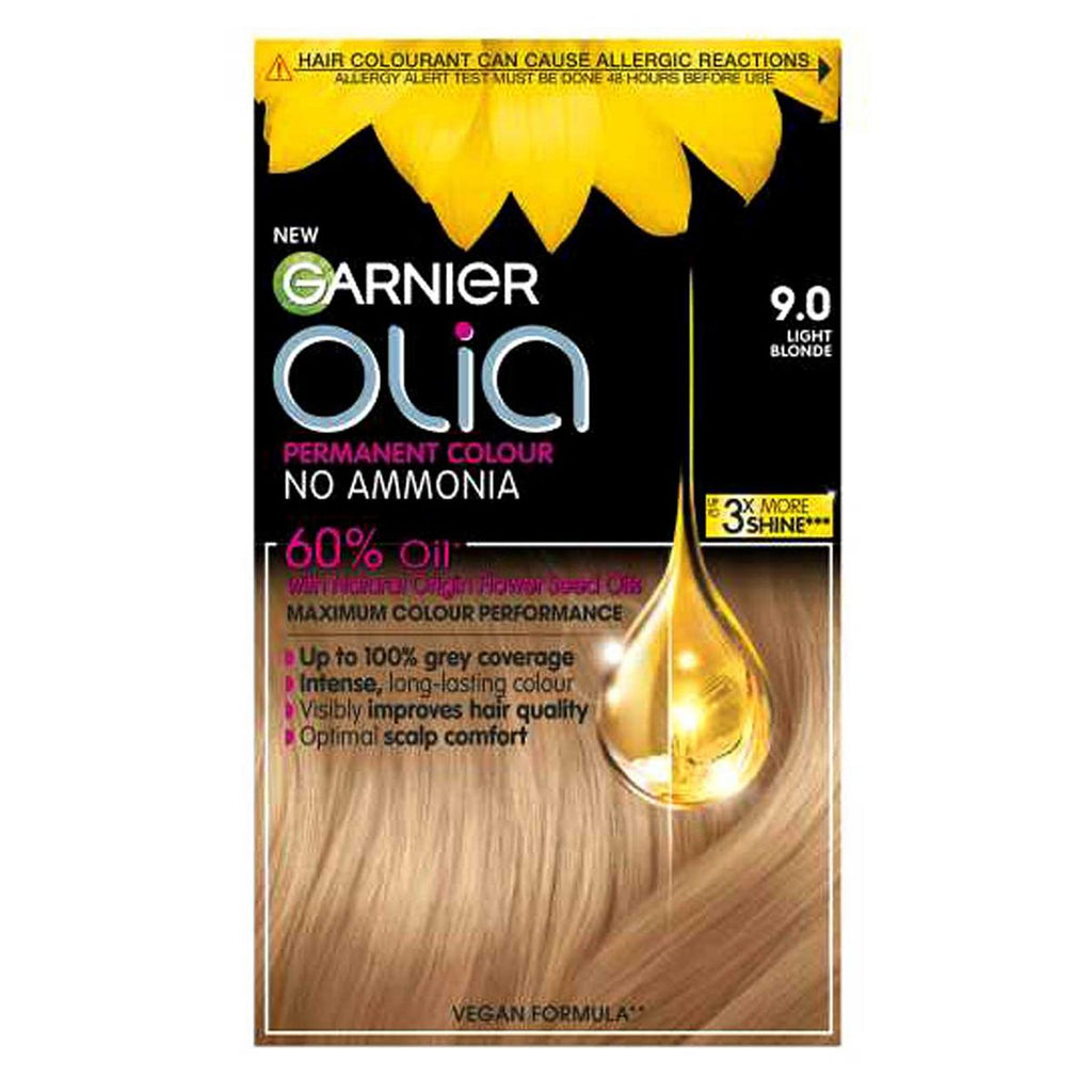 Garnier Olia 9.0 Light Blonde No Ammonia Permanent Hair Dye