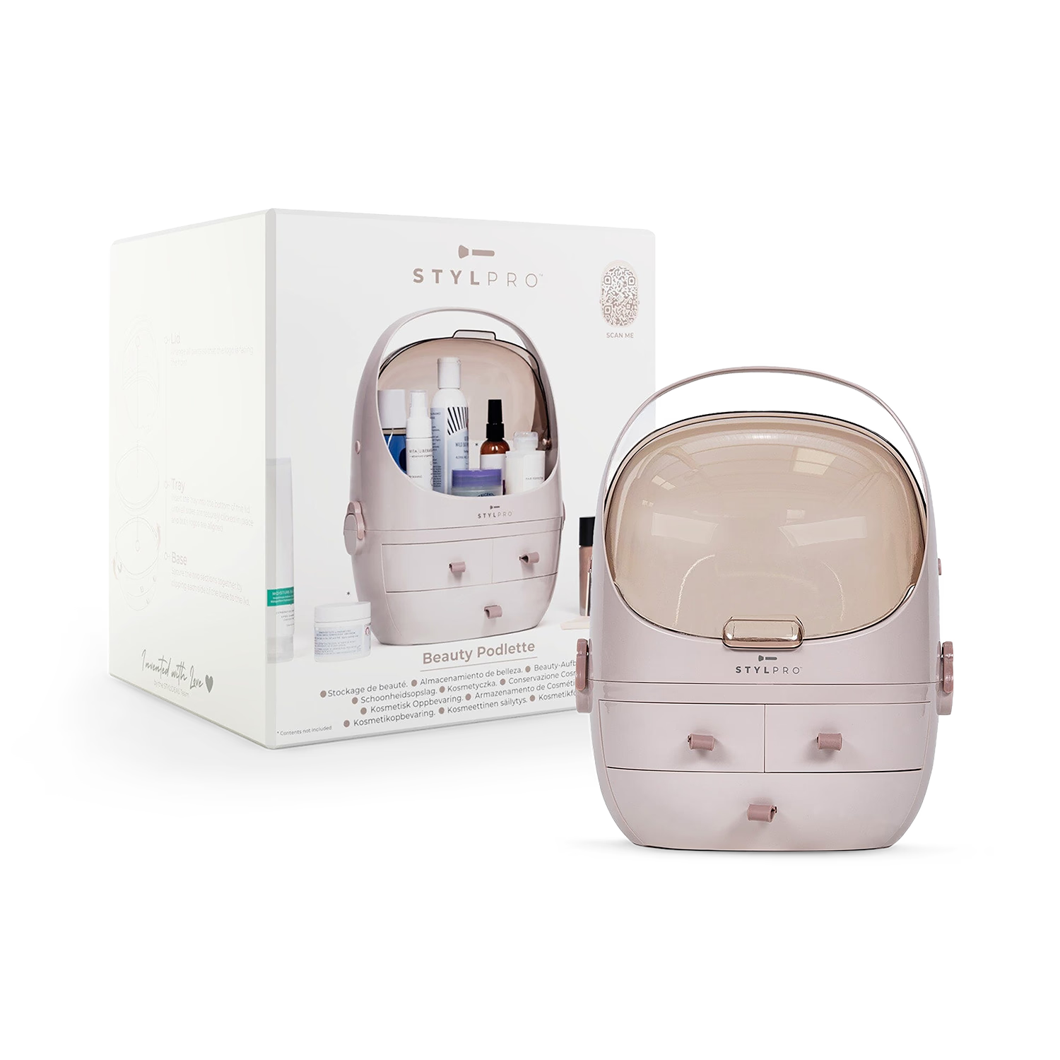Stylpro Beauty Podlette storage unit, UK version