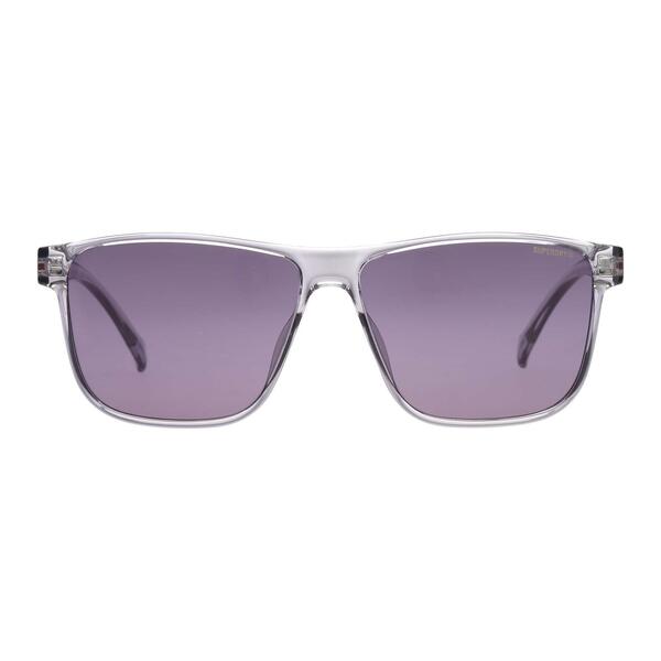 Superdry SDS-5051 grey unisex sunglasses with bold frame, UK version