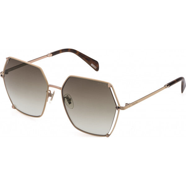Police Gold SPLD31 Sonnenbrille mit Metallrahmen, UK-Version