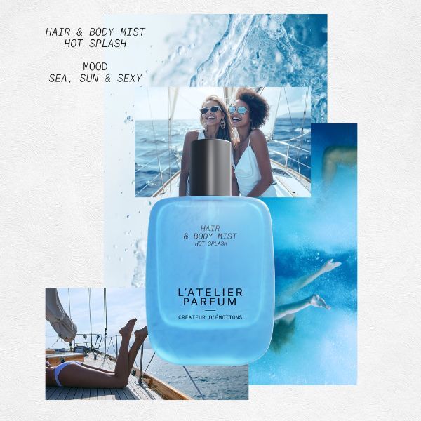 L'Atelier Parfum Hot Splash hair and body mist 50ml, imported from the UK