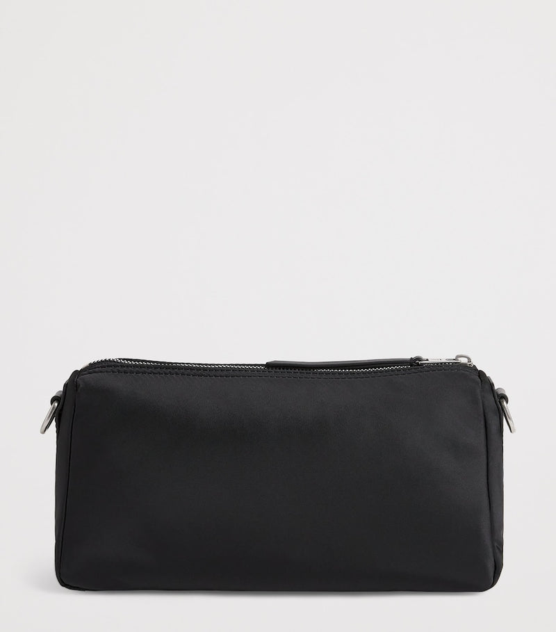 AMI Paris Canvas Marcel Messenger Bag H23cm W40cm D16cm, UK version