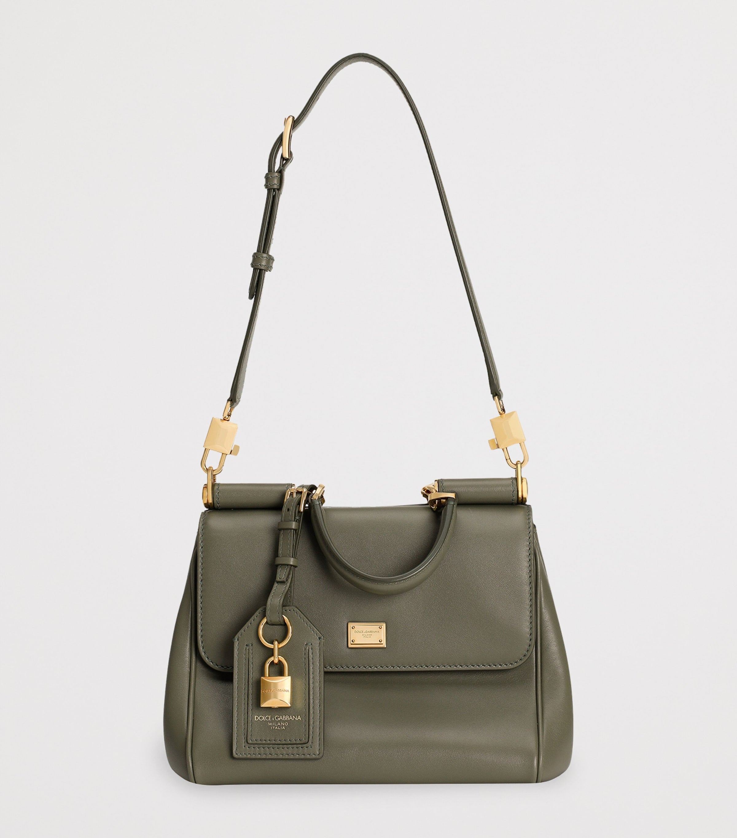 Dolce&Gabbana My Sicily calfskin top-handle bag, imported from the UK
