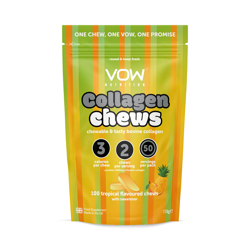 Vow Nutrition collagen chews tropical, UK version