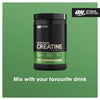 Optimum Nutrition Micronised Creatine Monohydrate unflavoured powder 634g, imported from the UK
