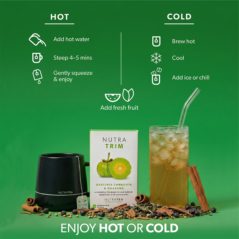 NutraTrim herbal tea 20 tea bags (British brand)