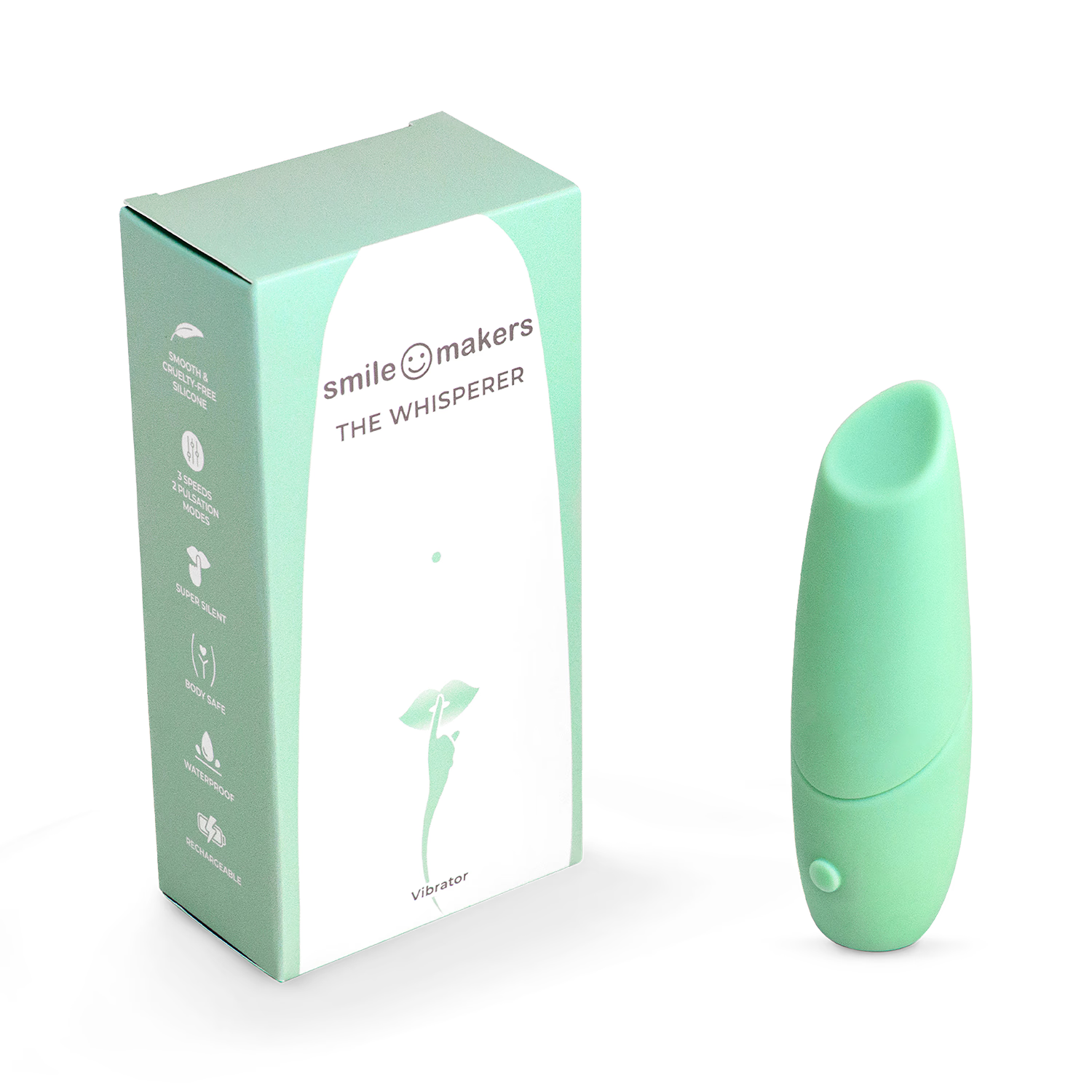 Smile Makers Whisperer flexible lipstick vibrator, UK version