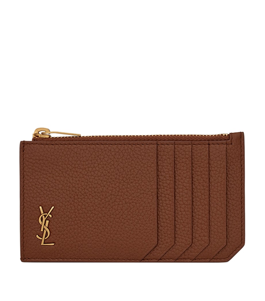 Saint Laurent monogram leather card holder - British product