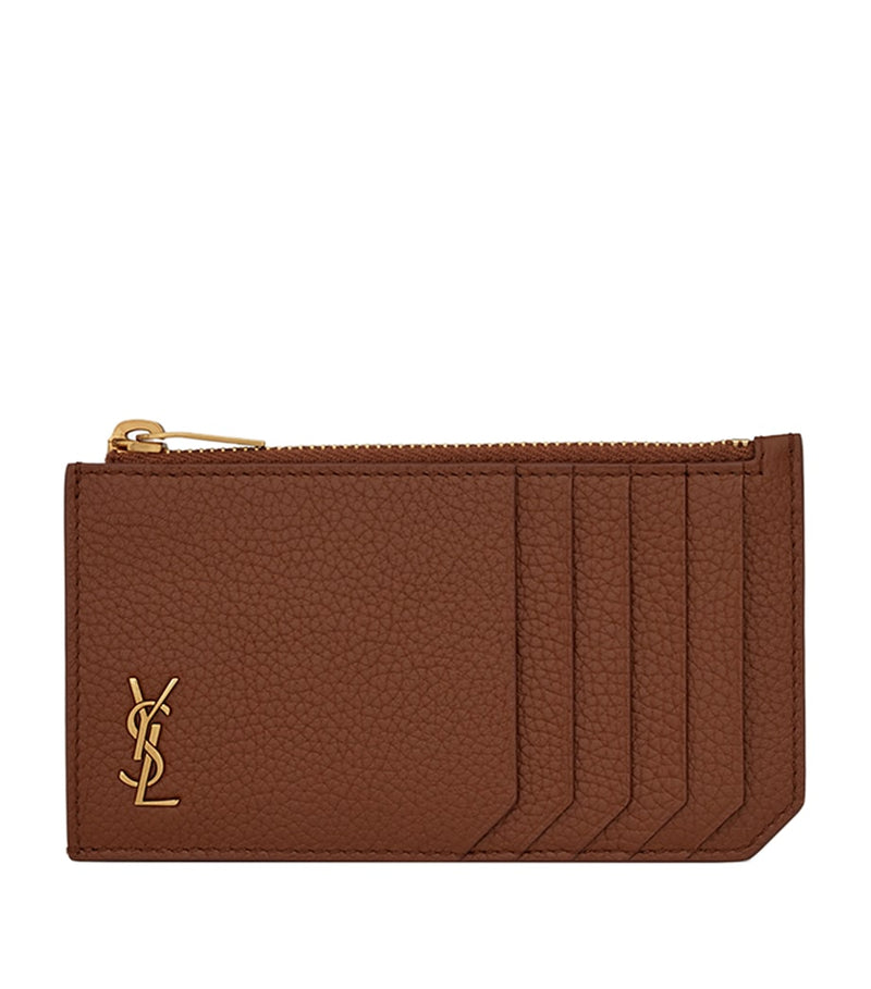 Saint Laurent monogram leather card holder - British product