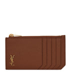Saint Laurent monogram leather card holder - British product