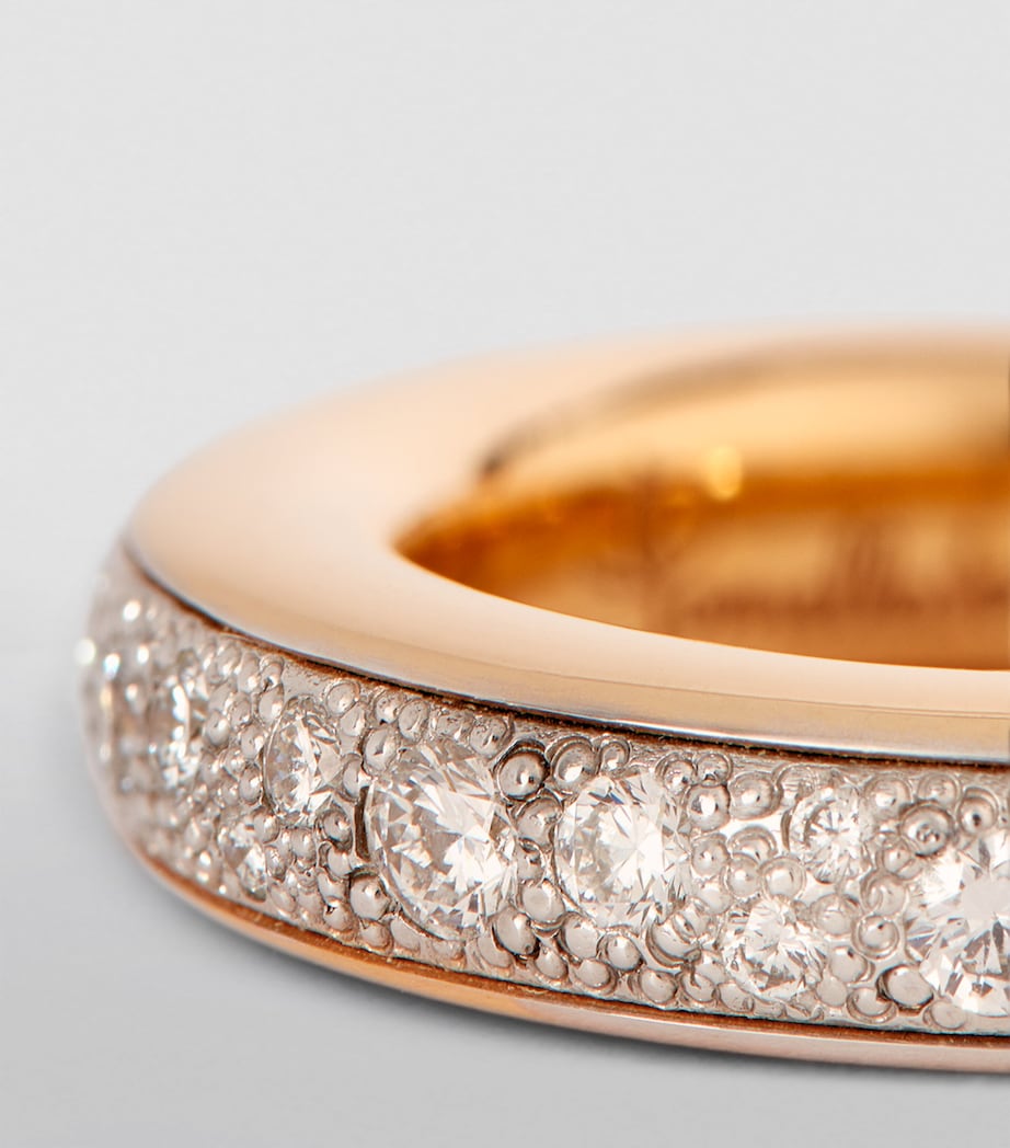 Pomellato Iconica ring rose gold diamonds, UK version