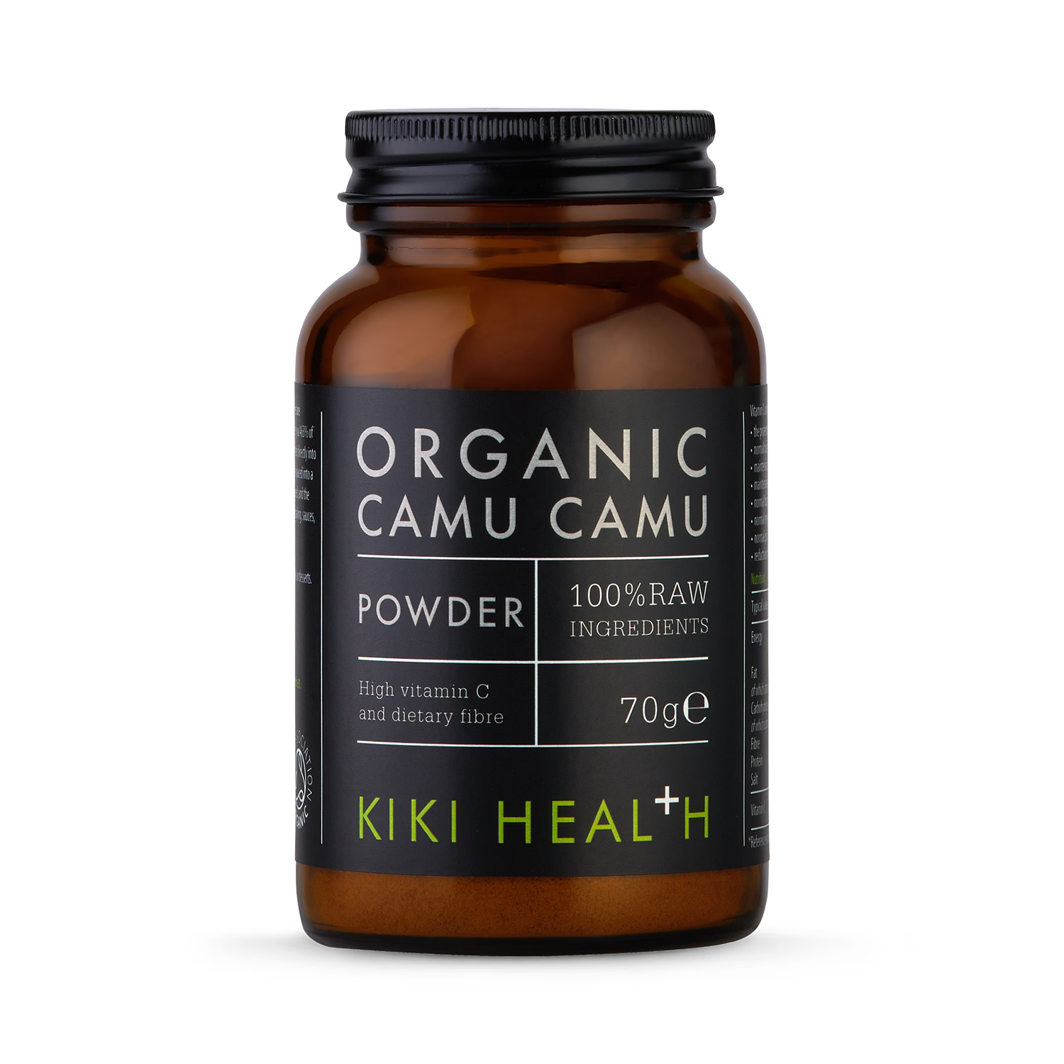 Organic Camu Camu superfood powder 70g, imported from the UK