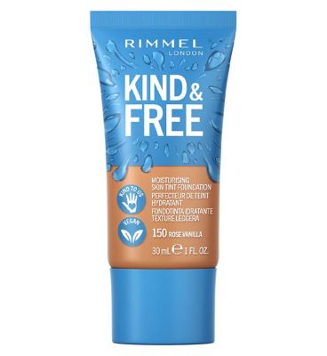 Rimmel London Kind & Free Moisturising Skin Tint Foundation GOODS Boots Rose Vanilla  