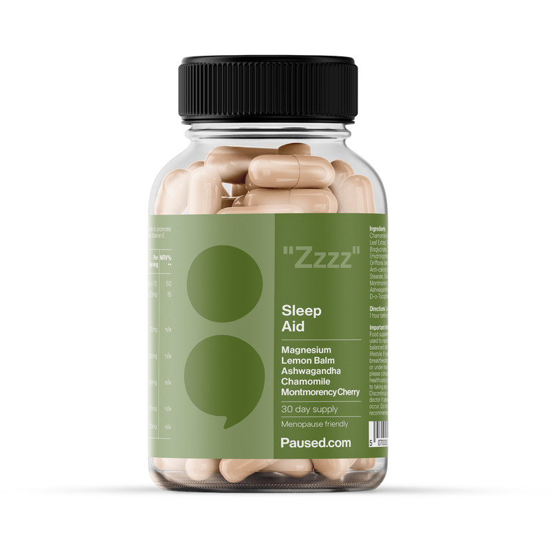 Paused Sleep Aid 60 capsules (British brand)