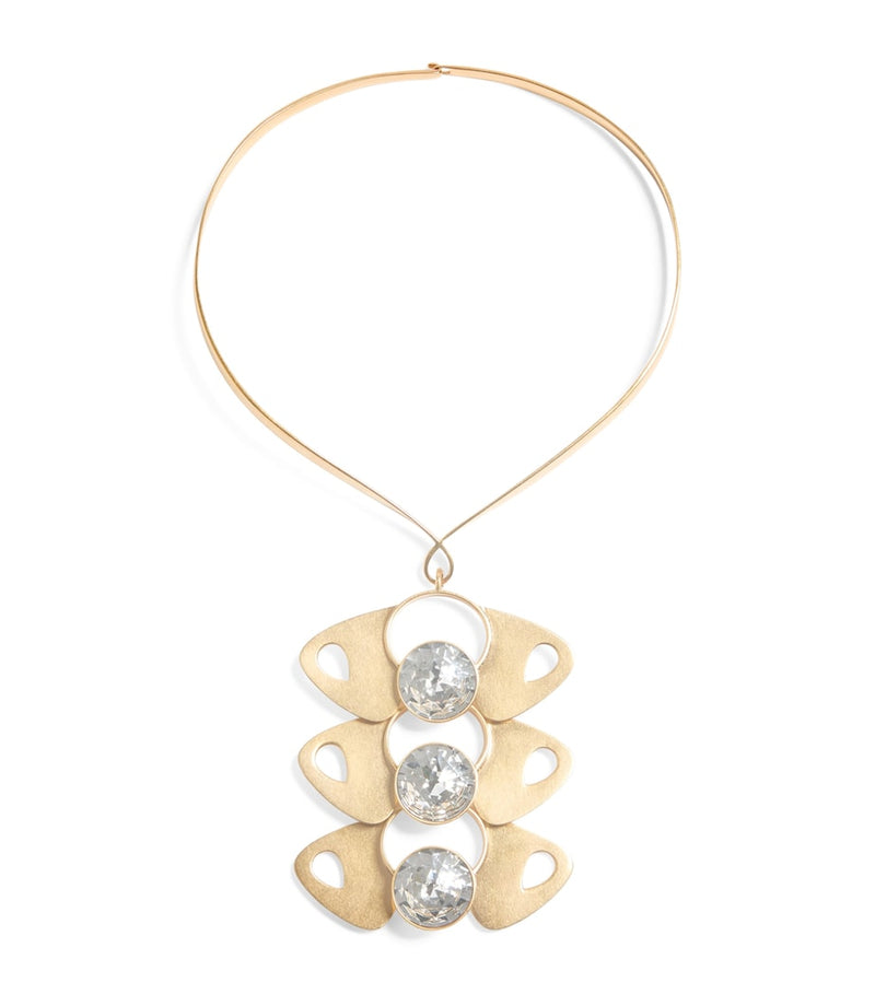 Valentino Garavani Pages necklace with crystals, UK version