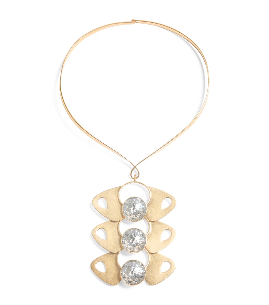 Valentino Garavani Pages necklace with crystals, UK version