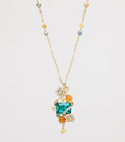 Boodles Palace Collection pendant necklace yellow gold gemstones (British brand)