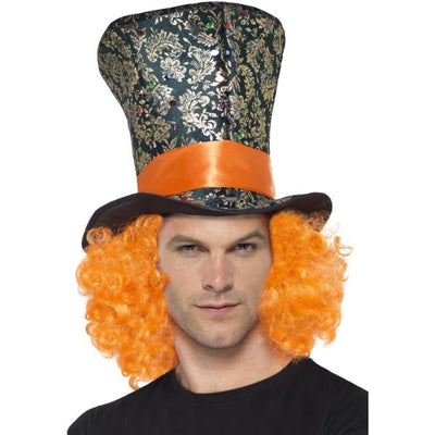 Superdrug Smiffys Multi-Coloured Top Hat with Attached Hair- Buy online at McGrocer