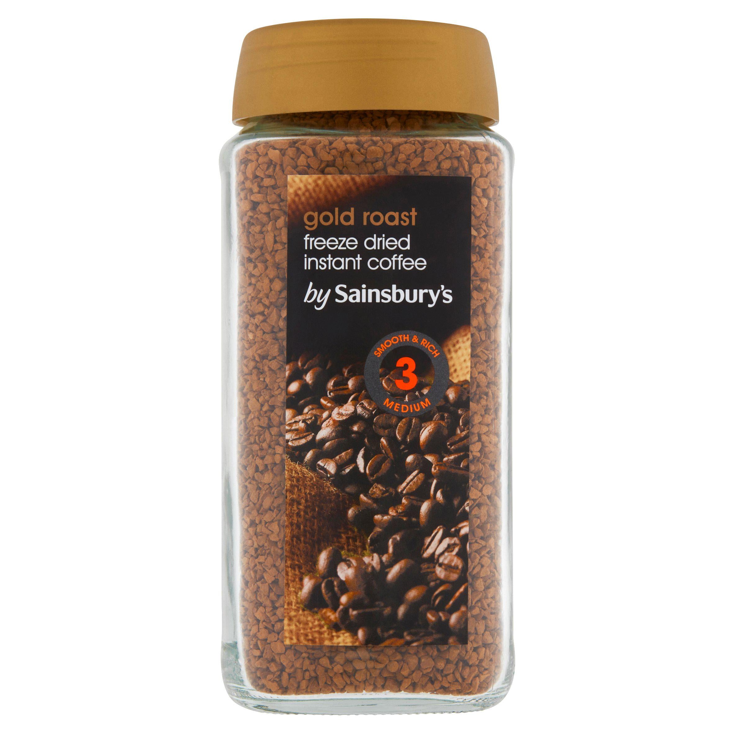 Sainsbury's Gold Roast Instant Coffee 200g All coffee Sainsburys   