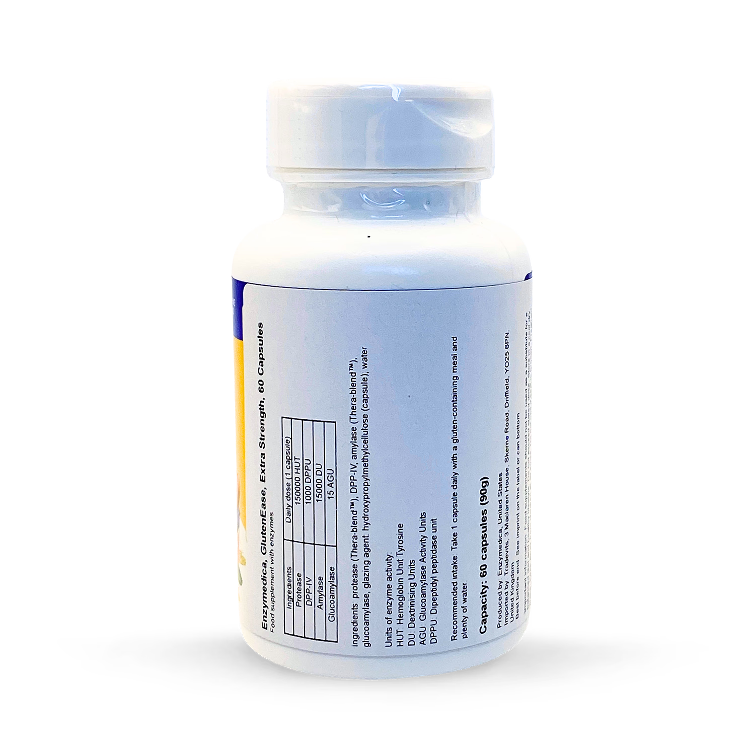 Enzymedica GlutenEase Extra Strength 60 capsules, UK version