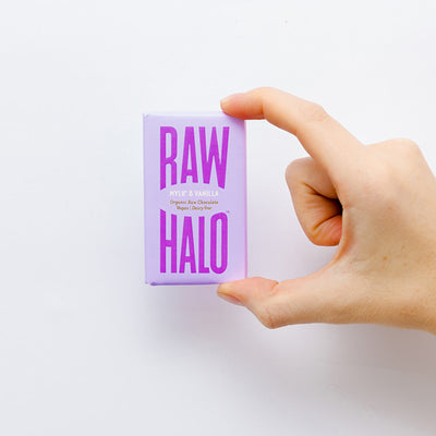 Raw Halo Vegan Mylk & Vanilla Rohschokolade 22g