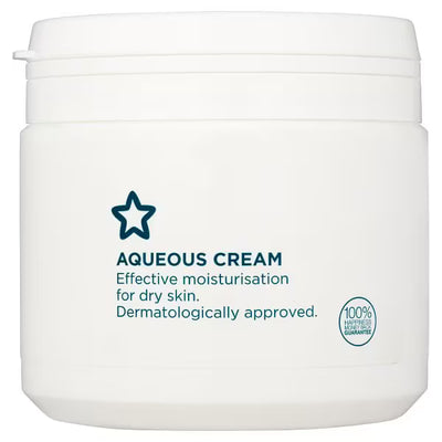 Superdrug Superdrug Aqueous Cream Emollient Body Moisturiser 500g- Buy online at McGrocer