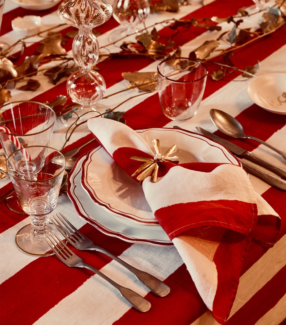 Summerill & Bishop Linen Stripe napkin 50cm x 50cm (British brand)