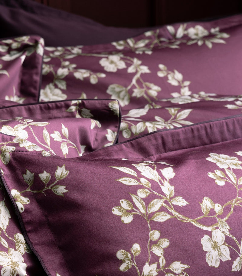 Alexandre Turpault Vivienne Oxford pillowcase in organic cotton satin, UK version