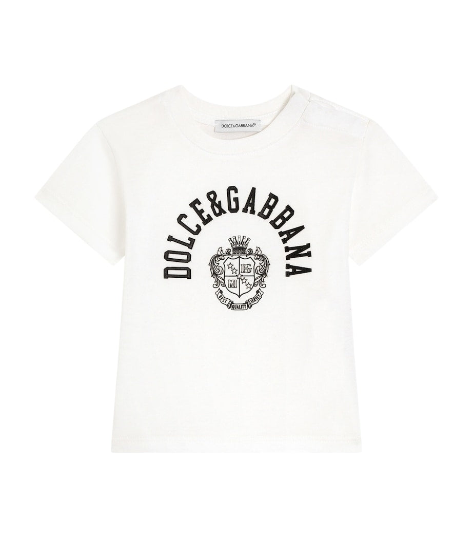 Dolce&Gabbana Kids Cotton Logo T-Shirt 3-30 months - British product