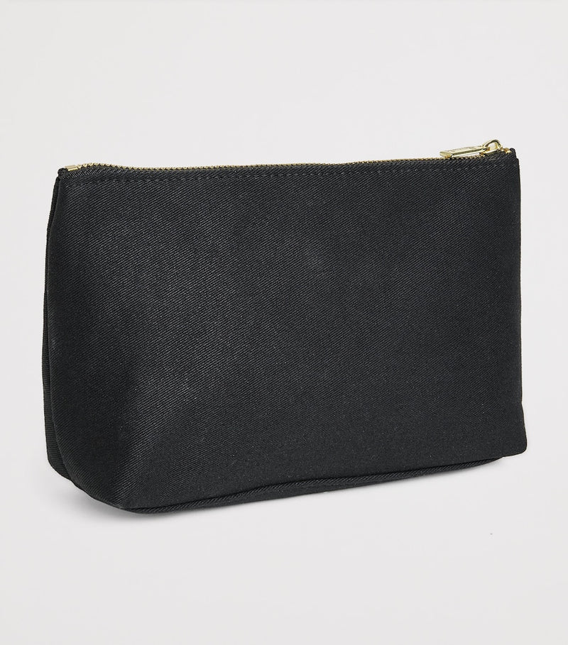 Harrods medium zipped logo cosmetic bag - British product