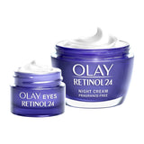 Olay Retinol Night Facial Moisturiser & Retinol Night Eye Moisturiser Bundle GOODS Boots   