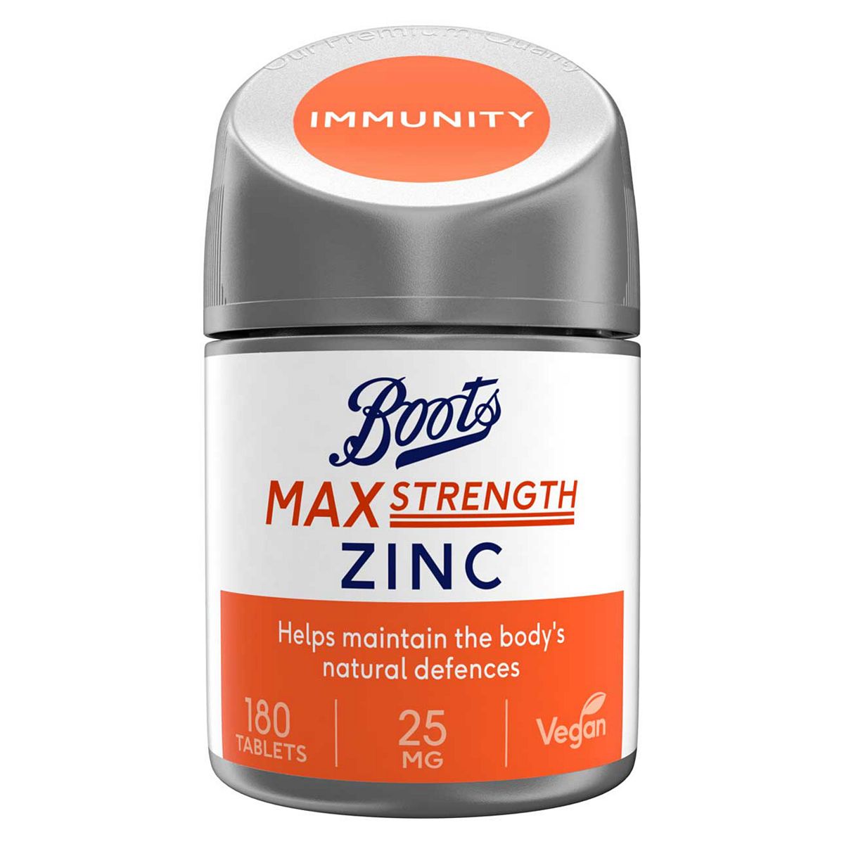 Boots Max Strength Zinc, 180 Tablets GOODS Boots   