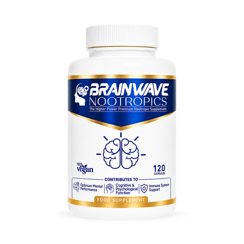 Brainwave Nootropics brain supplement complex 120 capsules (British brand)