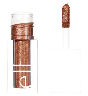 e.l.f. Glitter Melt Liquid Eyeshadow Vegetarian & Vegan Boots Copper Pop  